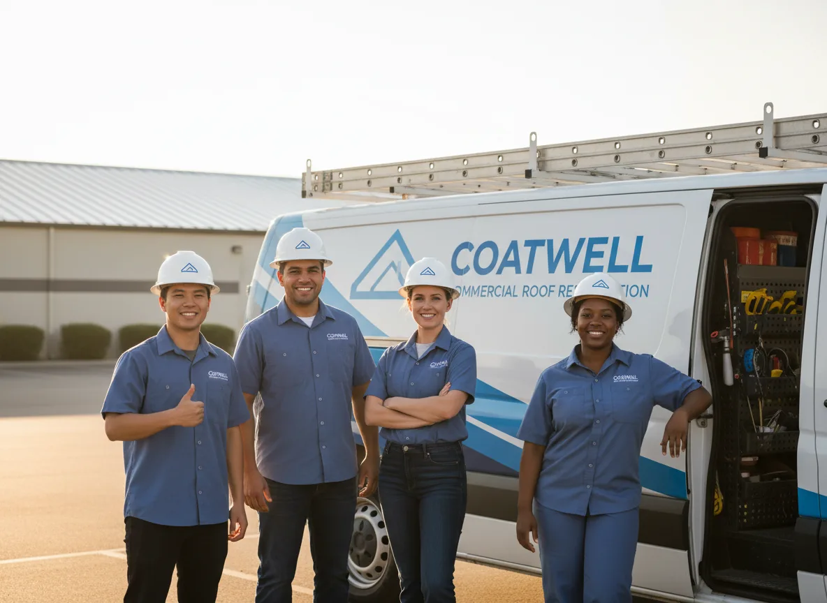Commercial roof coating company in Eagarville, IL
